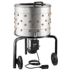 VEVOR 19.7″ Electric Chicken Plucker Machine 750W & 275RPM 114 Fingers & Wheels