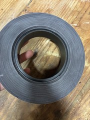 Commercial Grade Magnetic Dry Erase Whiteboard Strip Roll 1” Wide Partial Roll