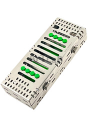 GERMAN DENTAL SURGICAL AUTOCLAVE STERILIZATION CASSETTES FOR 8 INSTRUMENTS