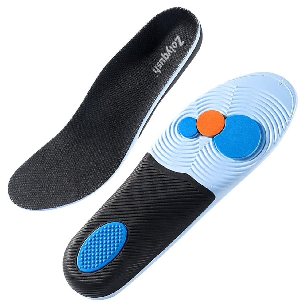 Work Insoles for Men Women – All-Day Standing & Walking Comfort, Contoured Ar…