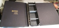 SPECIALTY LOOSE LEAF Piano-Hinge Compression/Pull Binder Expands 3″ – 5-1/2″ EUC