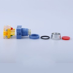 Push Switch Button Momentary/Latching Flat Button Red Green Yellow Black White