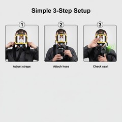 Powered Air Purifying Respirators, Portable PAPR Respirator System for Industry