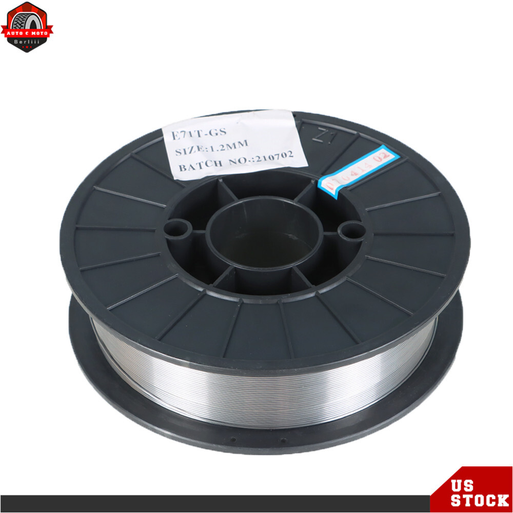 E71T-GS .045″ 1.2mm Gasless Flux Core Mild Steel MIG Welding Wire 10 Lbs New
