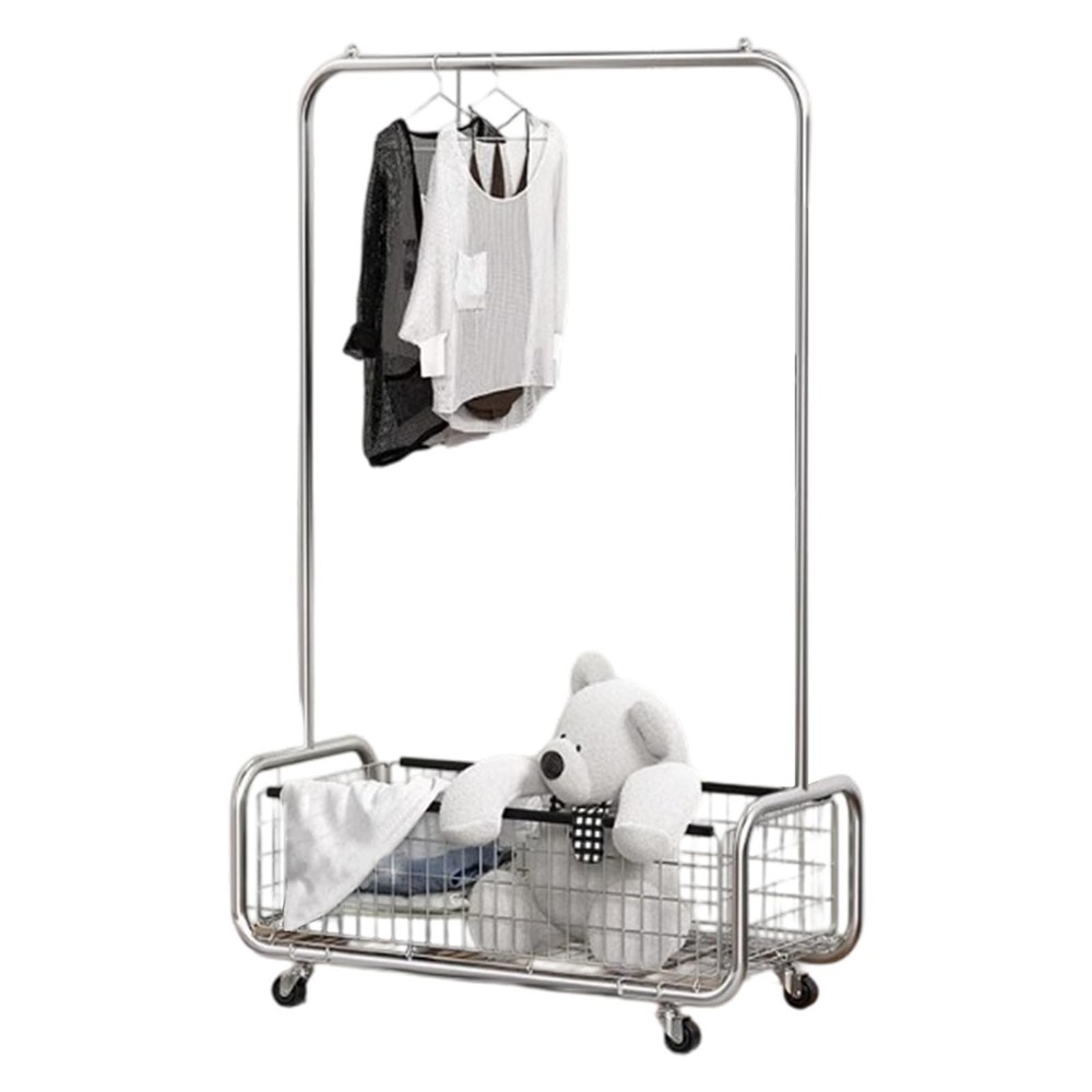Garment Rack With Storage Baskets,Clothing Rack for Hanging Clothes, Multi-fu…