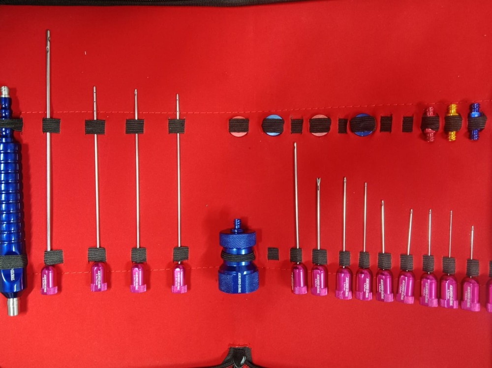 Tulip Type Super Luer lock Cannula Set Facial Fat Grafting Kit
