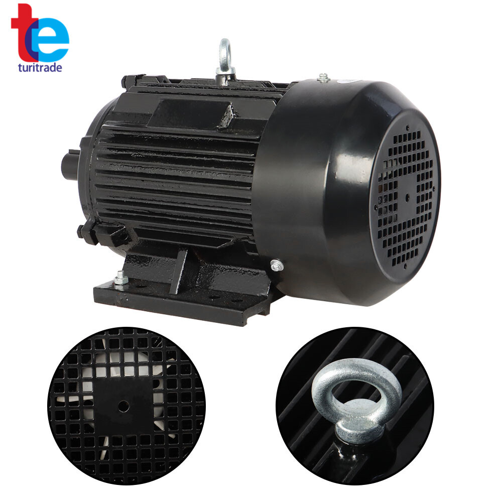 Electric Motor 5 HP 1800 RPM 184T Frame TEFC 230/460 Volt Severe Duty 3 Phase