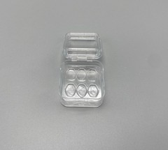 Dental Denture Hinged Display Box Film Membrane Storage Case False Teeth Case