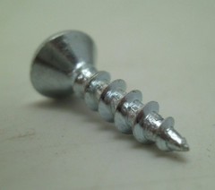 100 NEW #6 X 5/8″ COUNTERSUNK FLAT HEAD T17 TIP SQUARE DRIVE WOOD SCREW ZINC NC