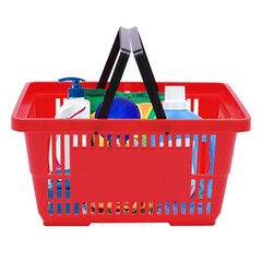 12 Handle Baskets Handheld Retail Store Shopping Grocery 18L 22lbs load-bearing