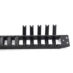 R18 Internal Size 10X20mm 1Meter Length Black Plastic Flexible Drag Chain Cab…