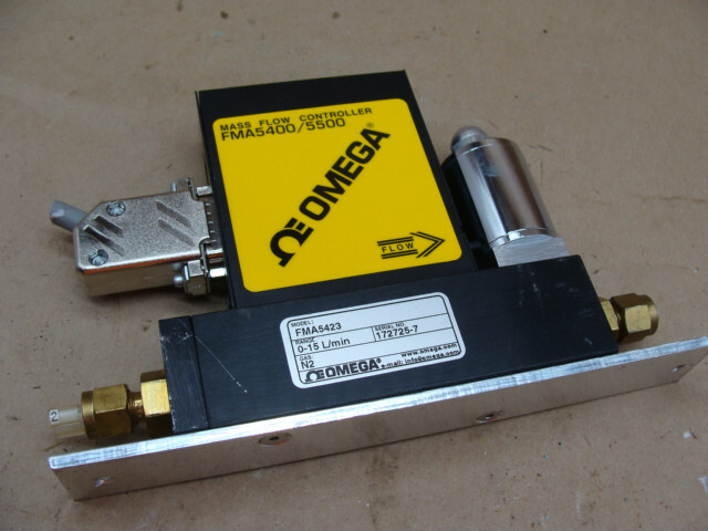 OMEGA MASS FLOW CONTROLLER FMA5400/5500 FMA5423 0-15 L/MIN