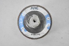 Lot of 10 Arc Abrasives Flap Discs Fiberglass 90 Grit ZA 4″ x 5/8″ 10806FF