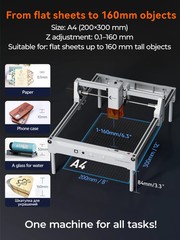 K15Pro 12W Diode Laser Engraving Machine for Wood Acrylic Cutting & Etching