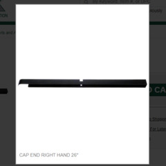 CAP END RIGHT HAND 26″ # 9051562-03
