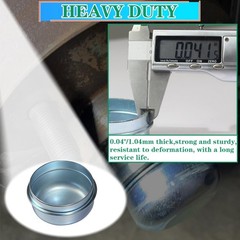 4pcs 1.98” Trailer Hub Dust Caps, Bearing Center Replacement Size: 4pcs 1.98