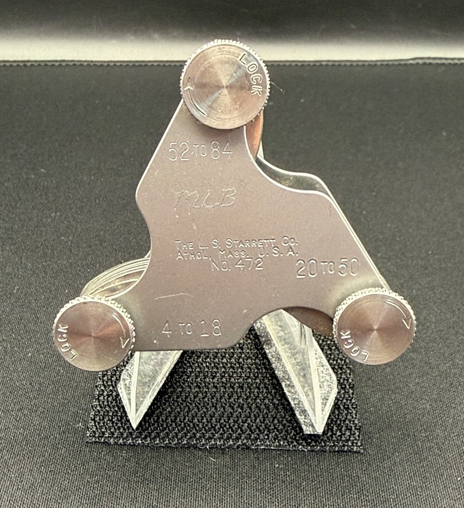 The L.S Starett & Co. Screw Pitch Gauge No. 472 | 4-84 Threads per Inch