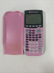 Texas Instruments TI-84 Plus Silver Edition Pink Graphing Calculator w/ Case
