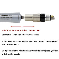 BEING Dental High Speed Handpiece Surgical 45 Degree Turbine NSK LED Coupling