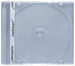 50 SLIM Clear CD Jewel Cases & 100 OPP Plastic Wrap Bag