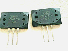 1 PAIR | 2SC2922 + 2SA1216 NPN + PNP 180V 17A 200W 50MHz New Original SANKEN