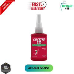 Loctite 620 442-62040 50Ml Retaining Compound, High Temperature, Green