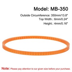 4pcs Sewing Machine Belts MB-350 Motor Drive V Belt, 350mm/13.8″ Circumference