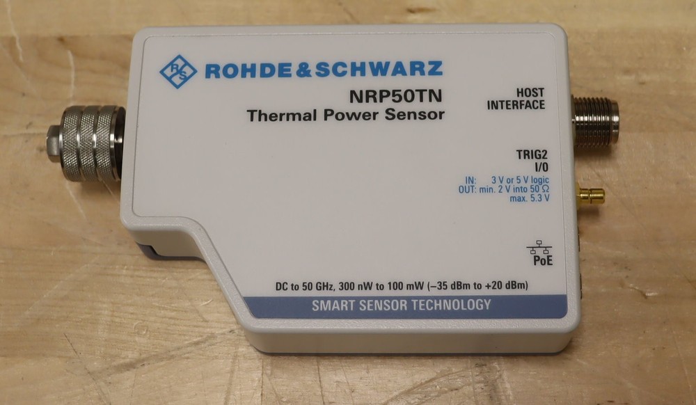 Rohde Schwarz NRP50TN Thermal LAN Power Sensor DC-50GHz -35 to +20dBm GOOD 3 Ava