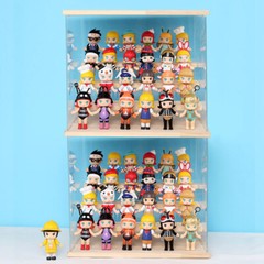 4 Layer Acrylic Display Case 11.8″x9.45″x10.24″ Clear Box Dustproof Showcase