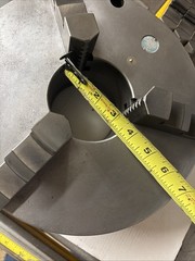 YUASA 10” 3 JAW CHUCK PLAIN BACK Both Sets Of Jaws