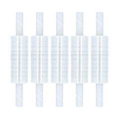 10″ x 1000′ 4 Rolls Extended Core Shrink Wrap Stretch Banding Film 70 Gauge