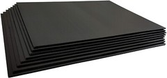 100 Blank Signs 24″ x 18″ x4 mm Black corrugated plastic 100 pieces