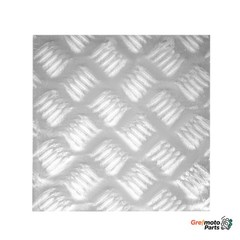 5 Bar Tread 10.6″ x 10.6″ Polished Aluminum gloss Sheet Trailer RV Garages Etc