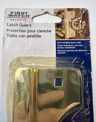 FIRST WATCH Latch Guard 1085 Polished Brass Out Swing Doors Only NEW