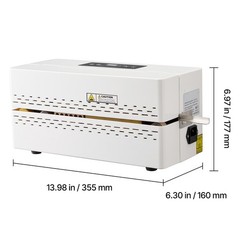 Uimoso Continuous Band Sealer for 0.32-0.47 in Seal Width Heat Sealing Machine