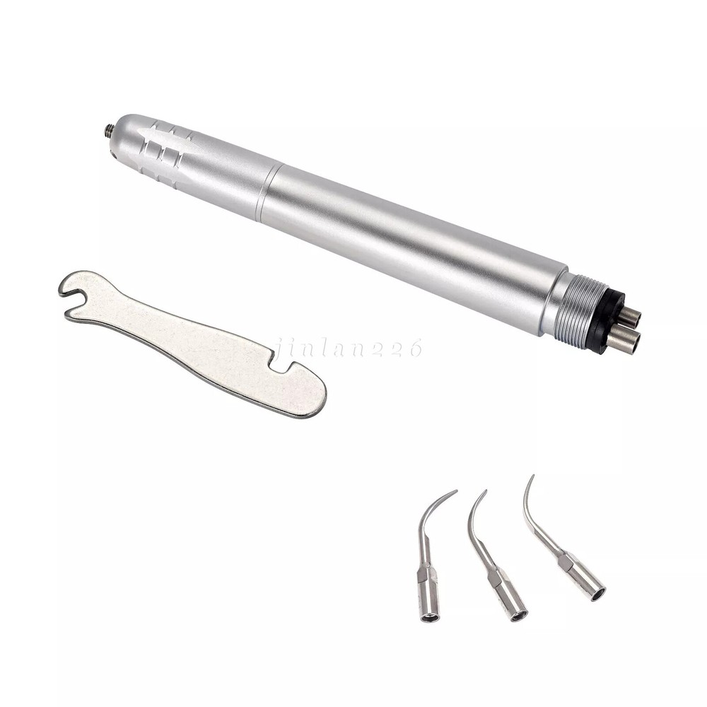 Dental NSK Style Ultrasonic Air Scaler Handpiece Super Sonic 2/4 Holes With Tips