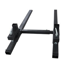 Tractor Bucket Clamp On Pallet Forks 60″ 2000lbs With Adjustable Stabilizer Bar