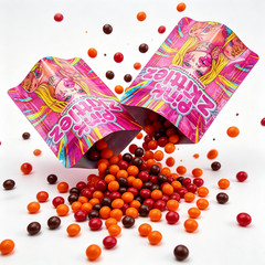 Food Safe 3.5g Stand Up Mylar Bags 100pcs Airtight Resealable Pouches Odor Proof