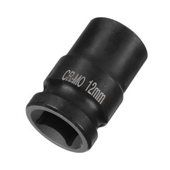 4 Point Square Socket 1/2″ Drive 12mm Metric CR-MO Square Impact Wheel Socket
