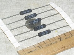 5 NEW VISHAY DALE CW-2B-1000 WIREWOUND AXIAL SILICONE RESISTOR 1K OHM 3W 5% USA
