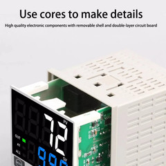 Digital Heating PID Temperature Controller 100-240V Dimming Thermostat Control