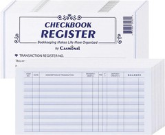 12 Pack Checkbook Register, Check Register Books for Personal and Work Use