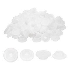 100Pcs 12mm/0.5″ Vials Rubber Stoppers Mushroom Silicone Bottle Stopper White