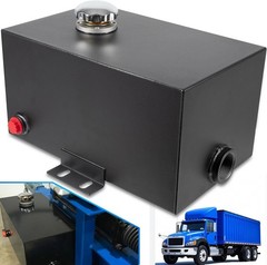 5 Gallon 14 Gauge Steel Hydraulic Fluid Reservoir Tank Inlet 1-1/2″& Outlet 3/4″