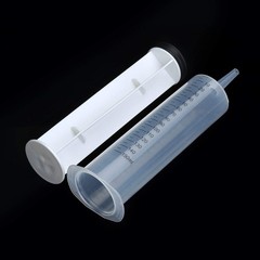 4 Pack 150ml Syringe with Tip Adapter, Large Plastic Garden Industrial…