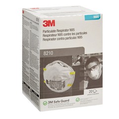 3M 8210 N95 Particulate Respirator Face Mask 20pcs Exp 12/2025 NEW!!!