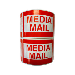 2×3, MEDIA MAIL, 500 labels per roll, 1-60 Rolls