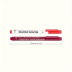 12PCS Micron Graphic Needle Pen Set – 0.5mm Water-Based Pigment Ink for Art