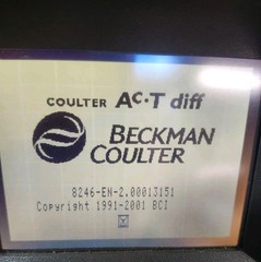 Beckman Coulter Act-diff machine 2017 Model Parts Unit