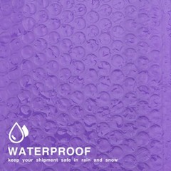 500 #0 Purple Poly Bubble Padded Envelopes Self-Sealing Mailers 6X10 (Inner 6×9)